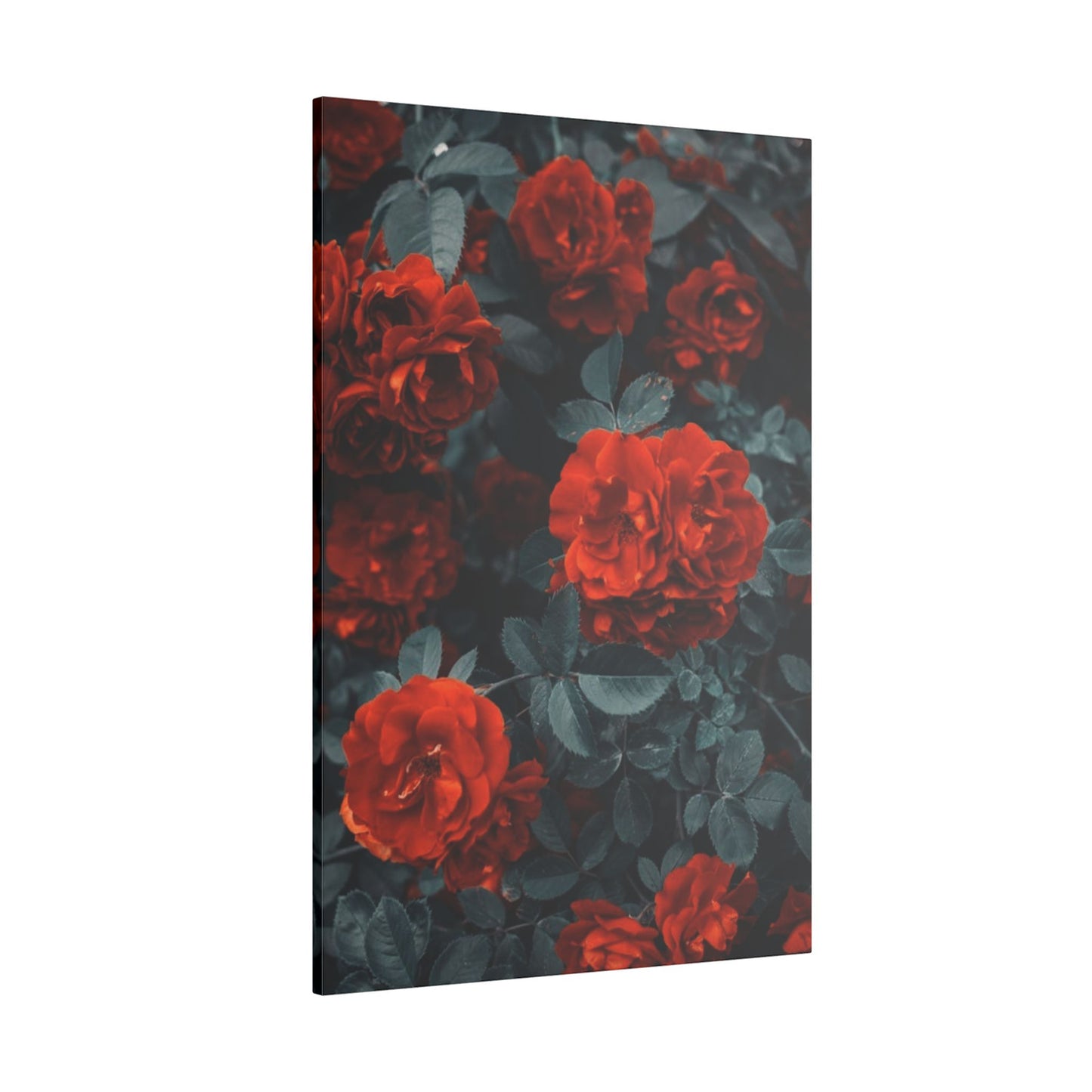 Romantic Red Roses Canvas Print - Floral Wall Art for Home Decor