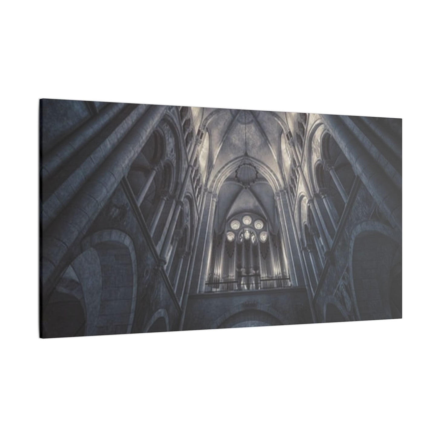 Gothic Architecture Print Canvas - Dark Aesthetic Wall Art
