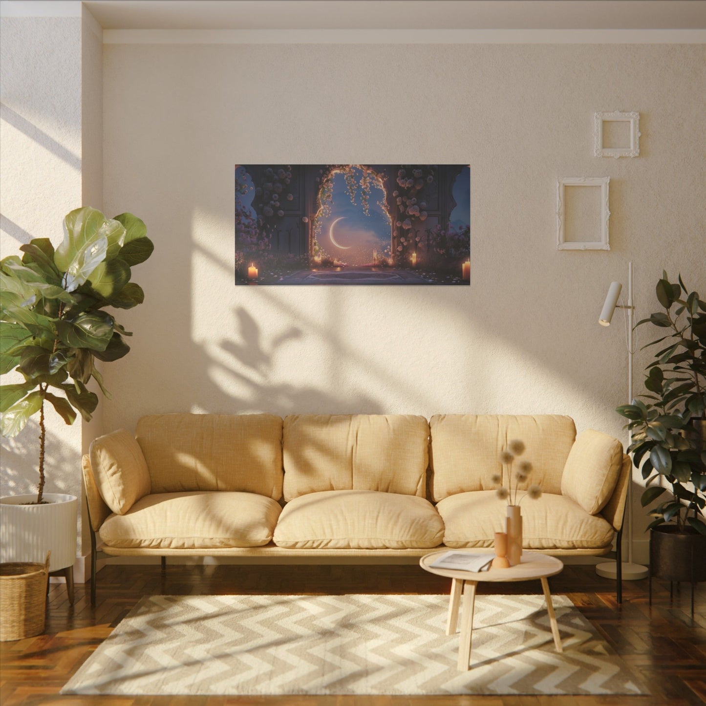 Serene Moonlit Print Canvas – Enchanting Wall Art for Dreamy Spaces