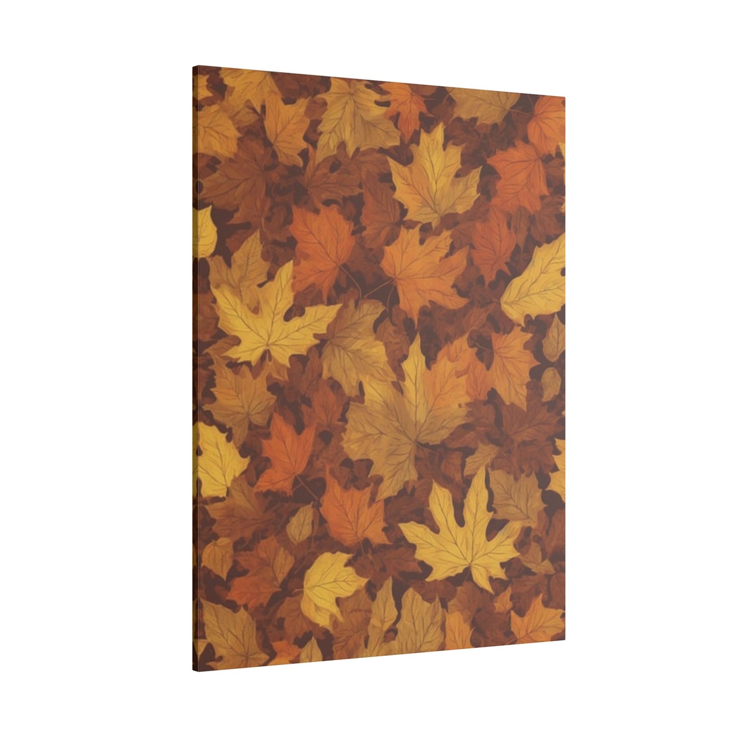 Autumn Leaves Print Canvas - Cozy Fall Decor for Home