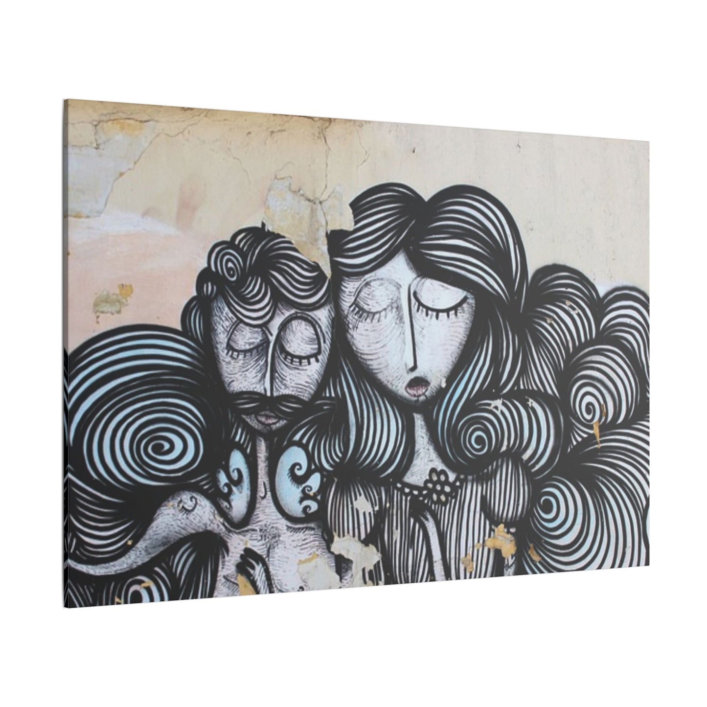 Romantic Print Canvas - Couples Art for Home Decor