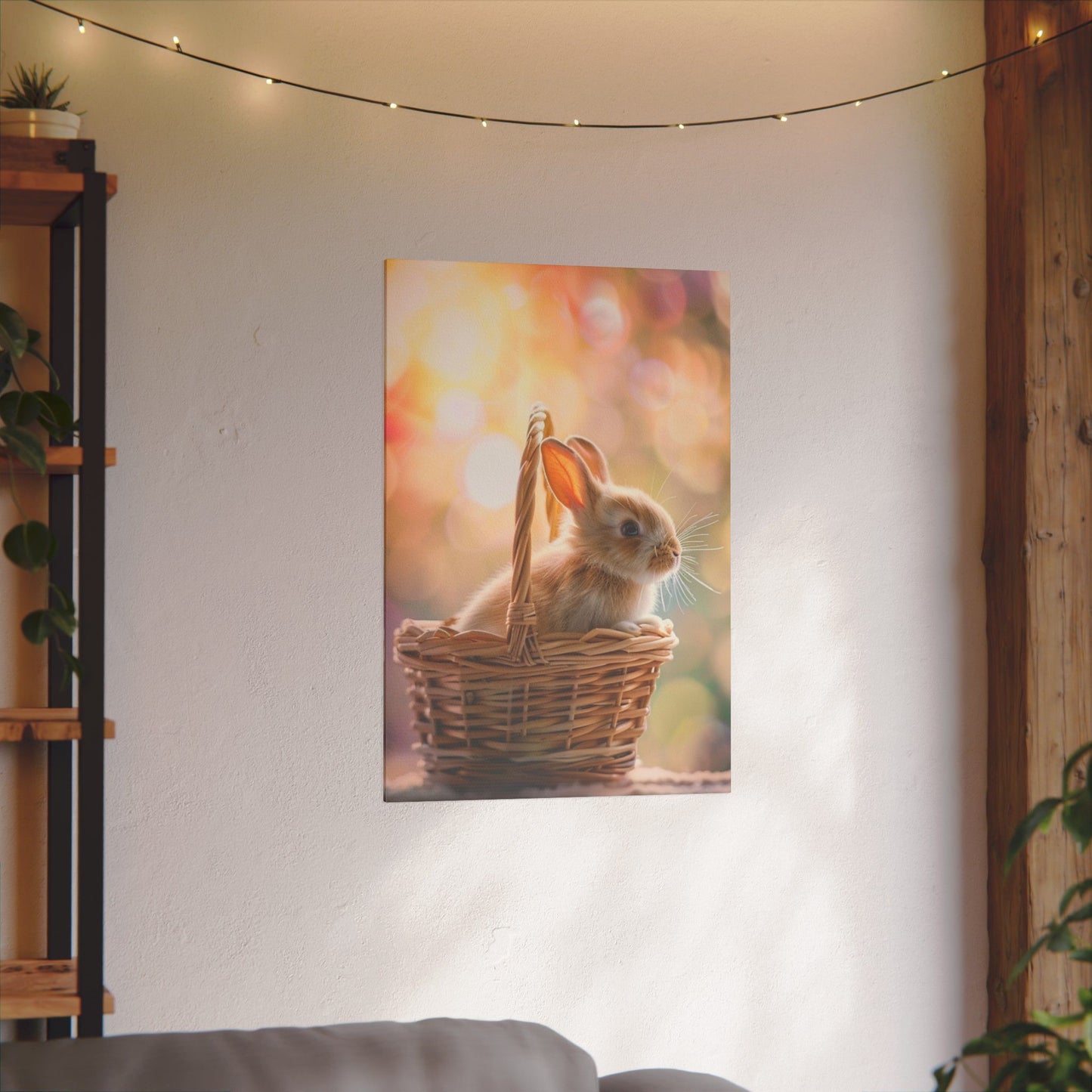 Adorable Bunny Print Canvas - Perfect for Easter Décor