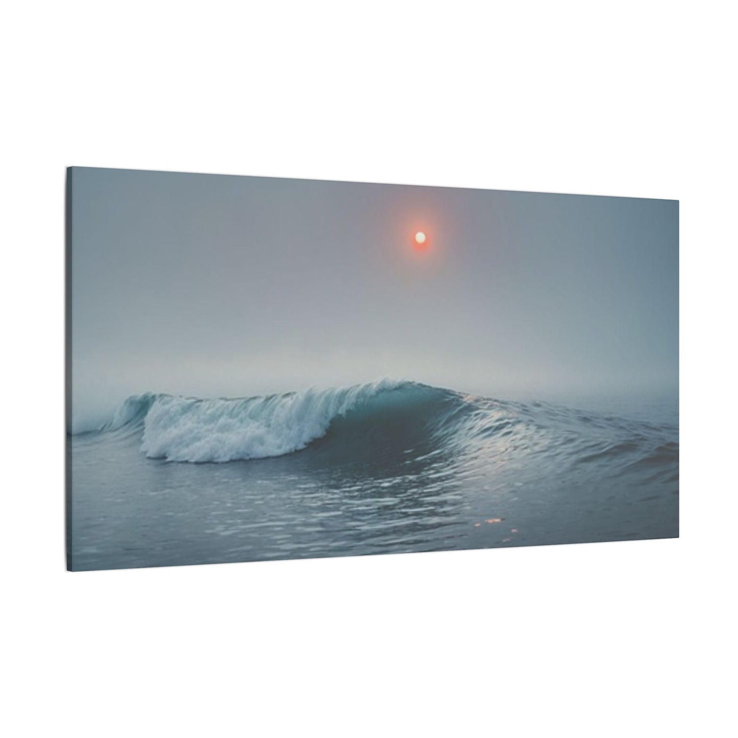 Serene Ocean Sunrise Canvas Print - Tranquil Wall Art for Beach Lovers