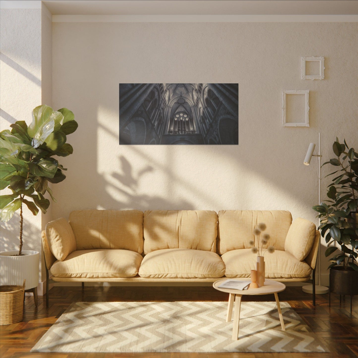 Gothic Architecture Print Canvas - Dark Aesthetic Wall Art