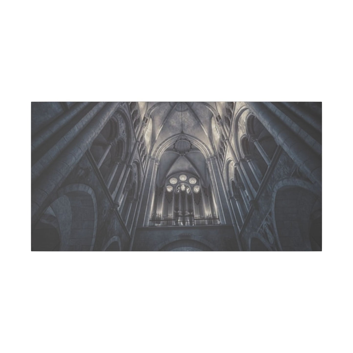 Gothic Architecture Print Canvas - Dark Aesthetic Wall Art