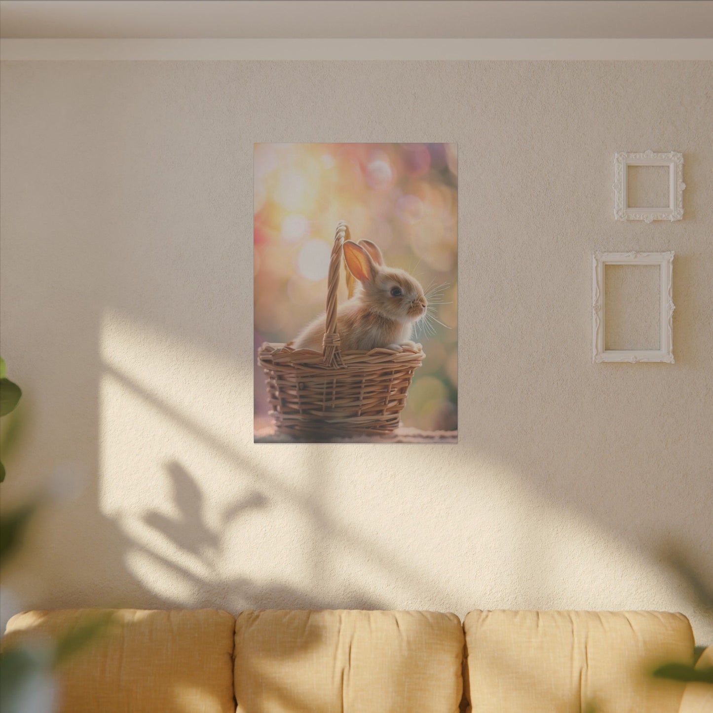 Adorable Bunny Print Canvas - Perfect for Easter Décor
