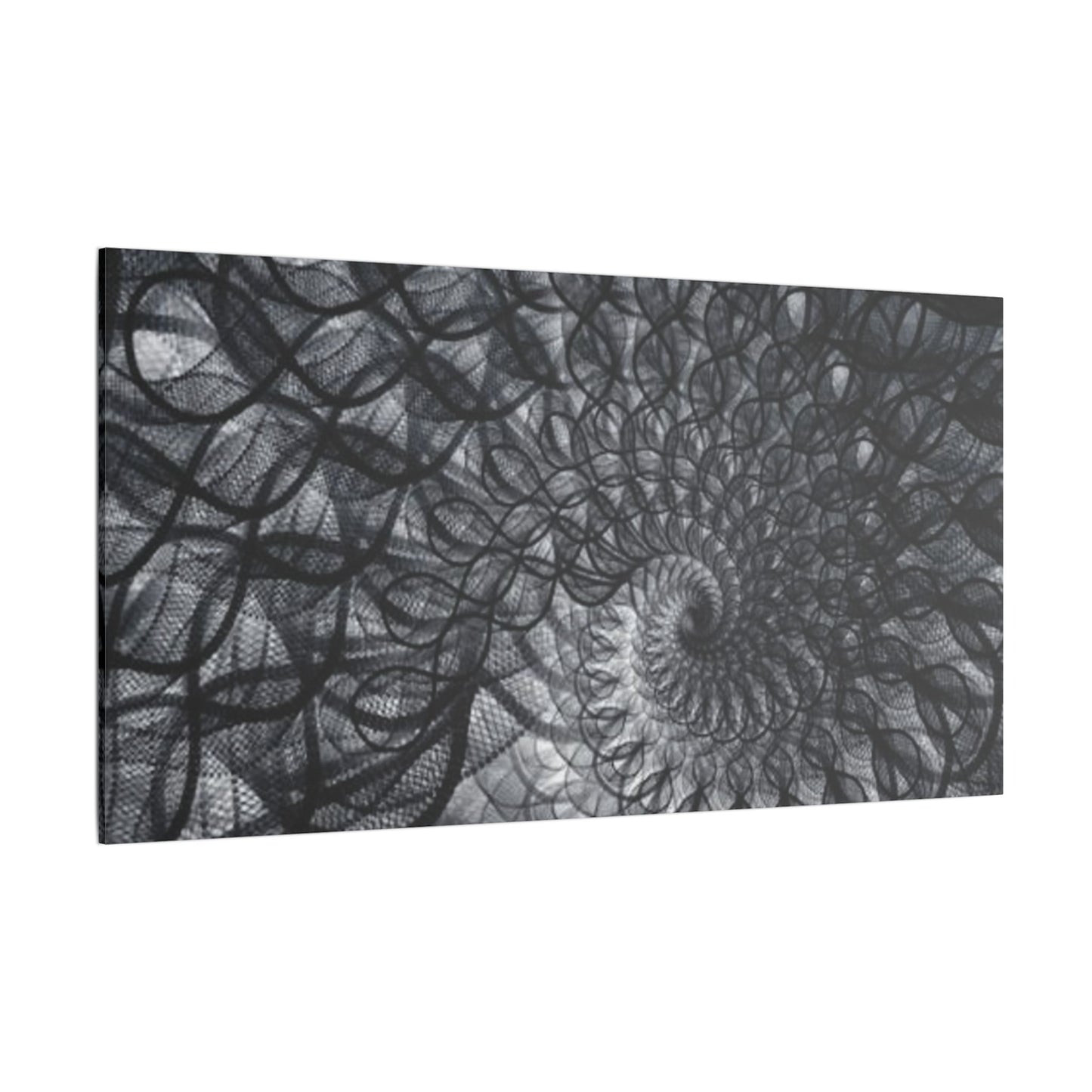 Abstract Spiral Print Canvas Wall Art - Modern Home Décor