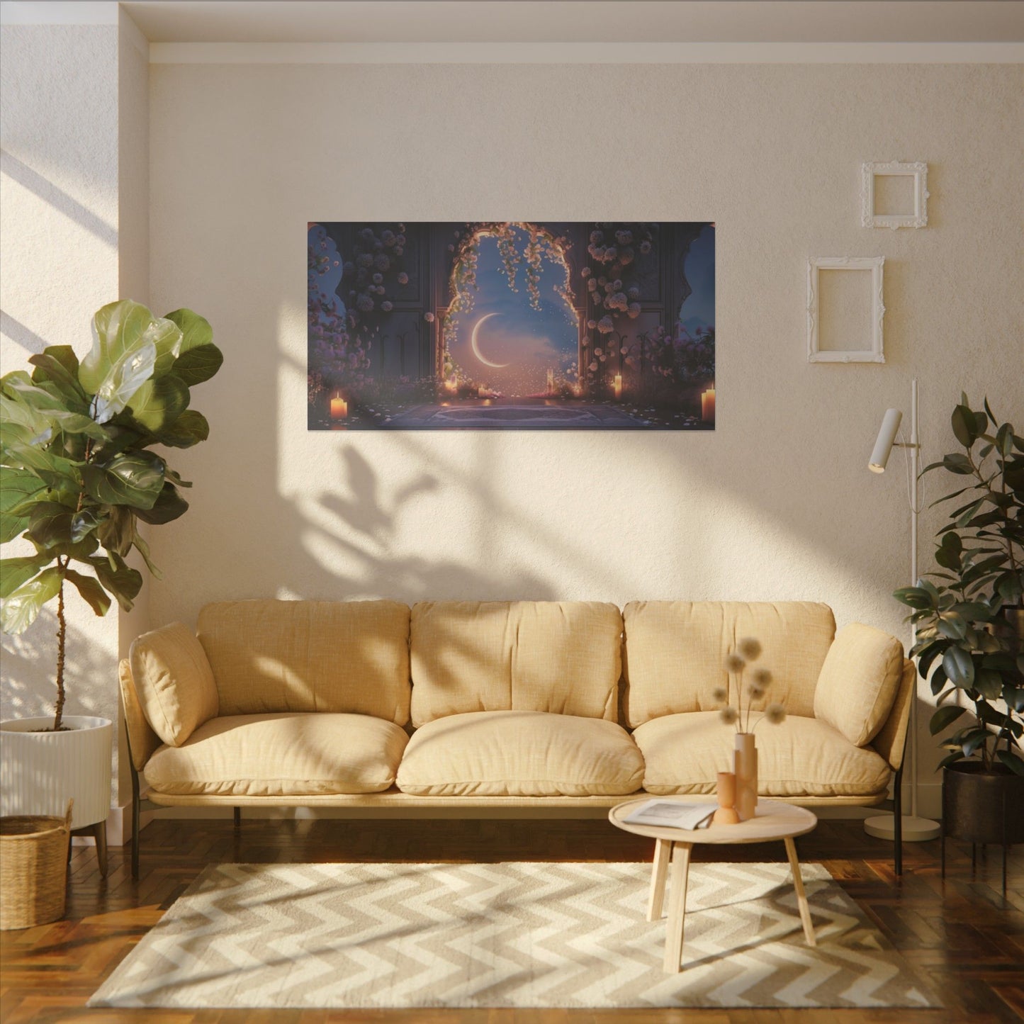 Serene Moonlit Print Canvas – Enchanting Wall Art for Dreamy Spaces