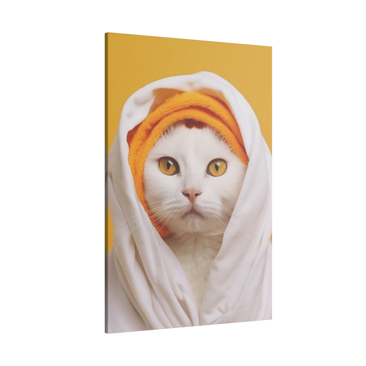 Whimsical Cat Print Canvas – Cozy Home Decor for Cat Lovers