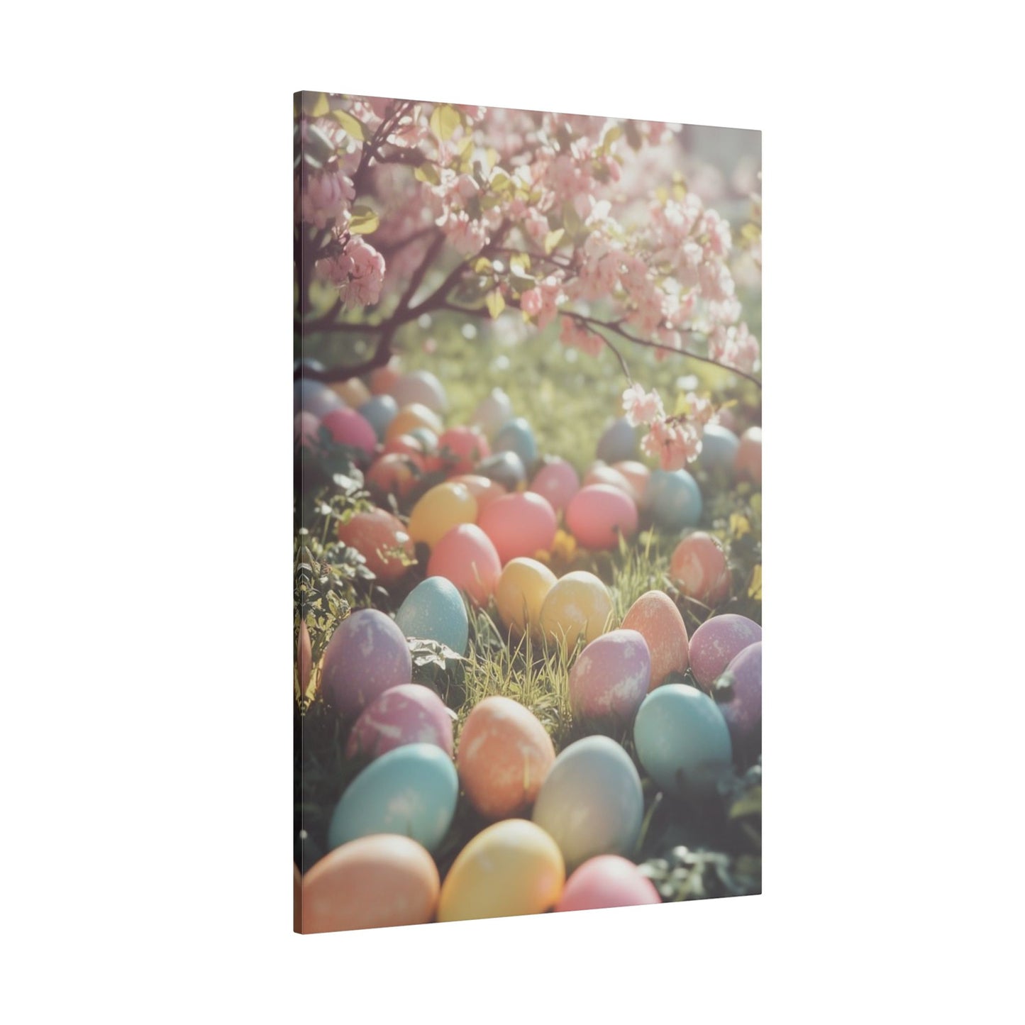 Easter Eggs Print Canvas