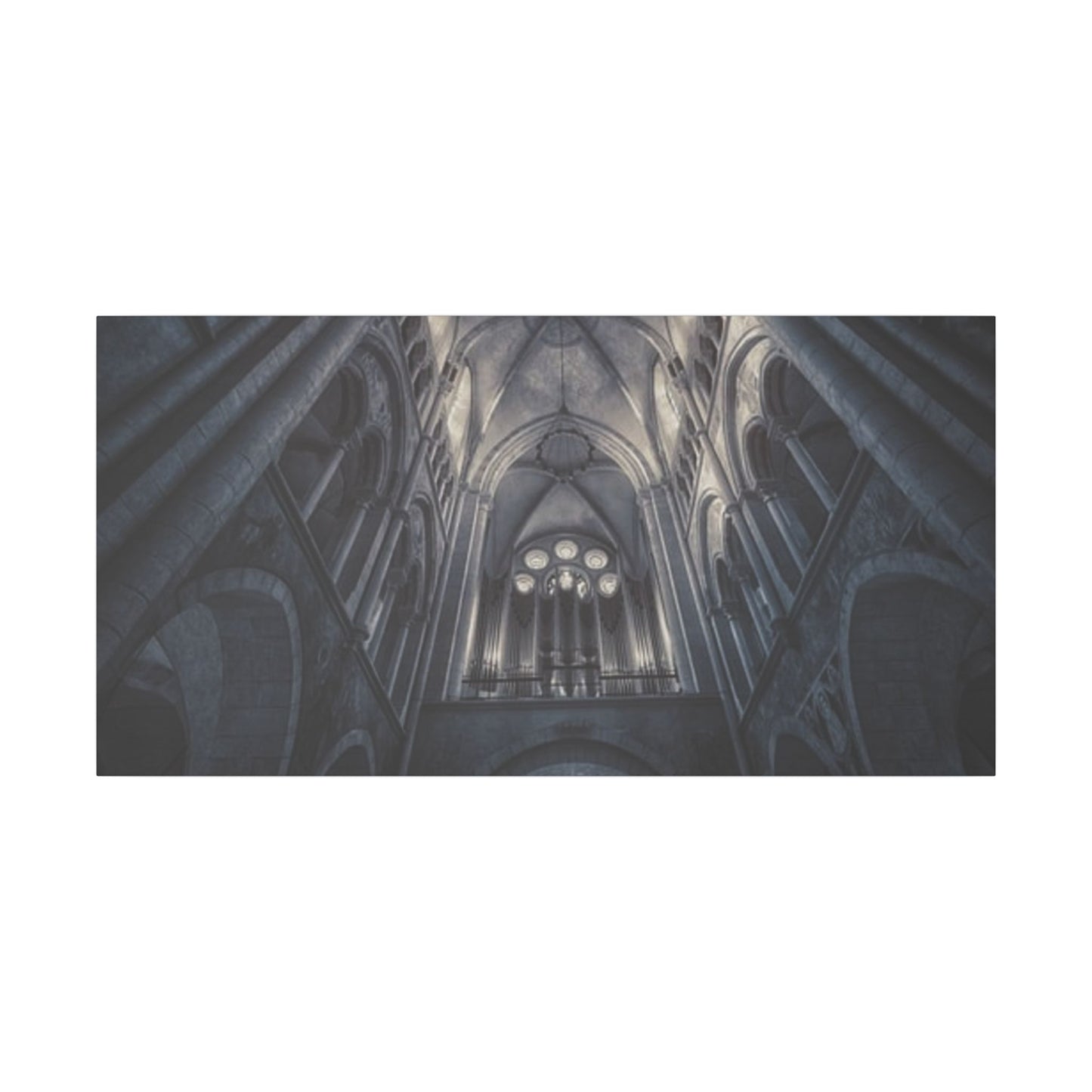 Gothic Architecture Print Canvas - Dark Aesthetic Wall Art