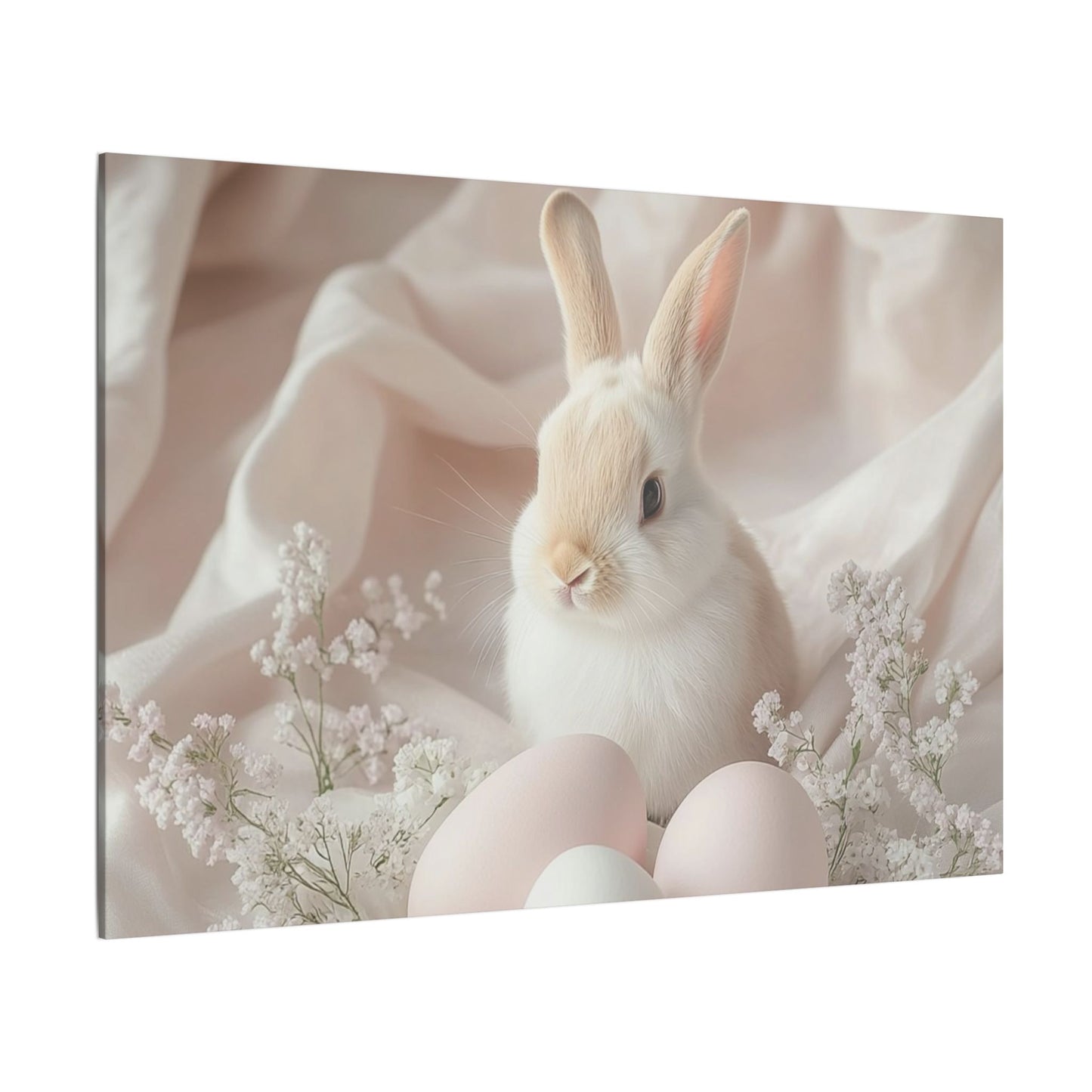 Elegant Easter Bunny Print Canvas - Easter Home Decor