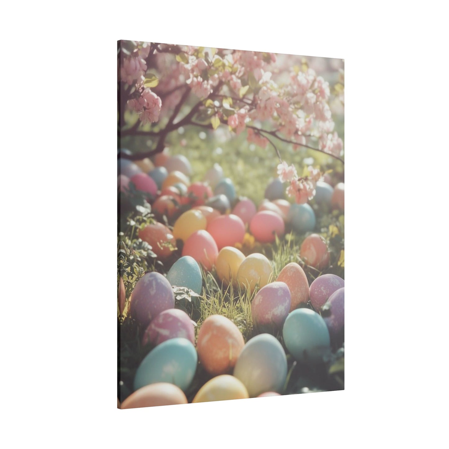 Easter Eggs Print Canvas