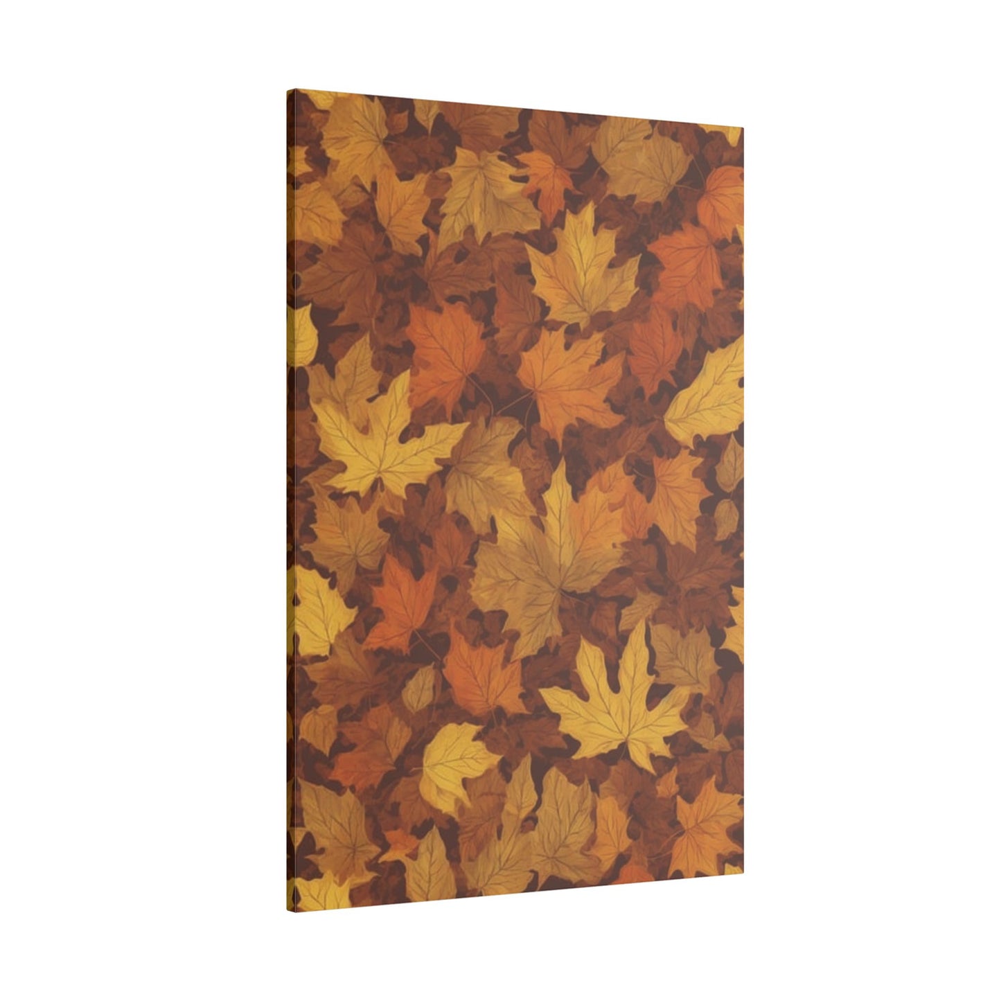 Autumn Leaves Print Canvas - Cozy Fall Decor for Home