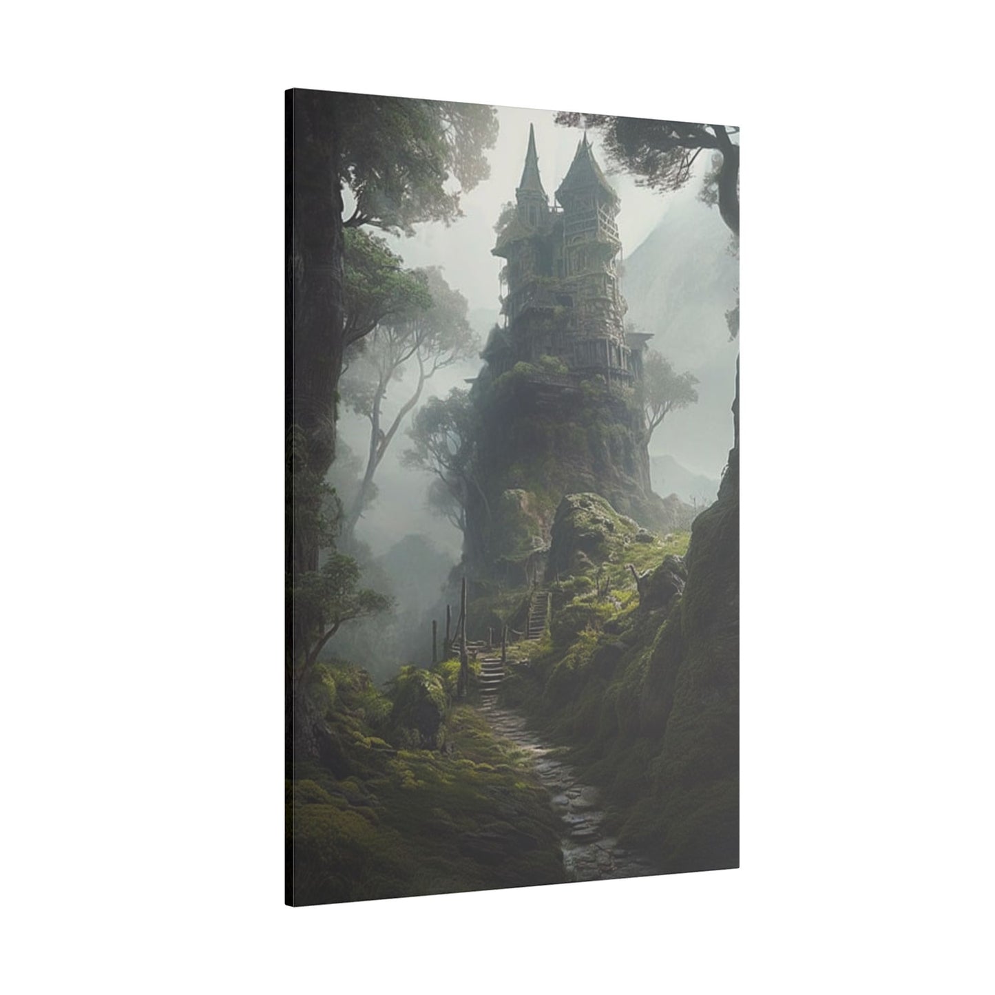 Mystical Forest Print Canvas - Enchanting Landscape Art