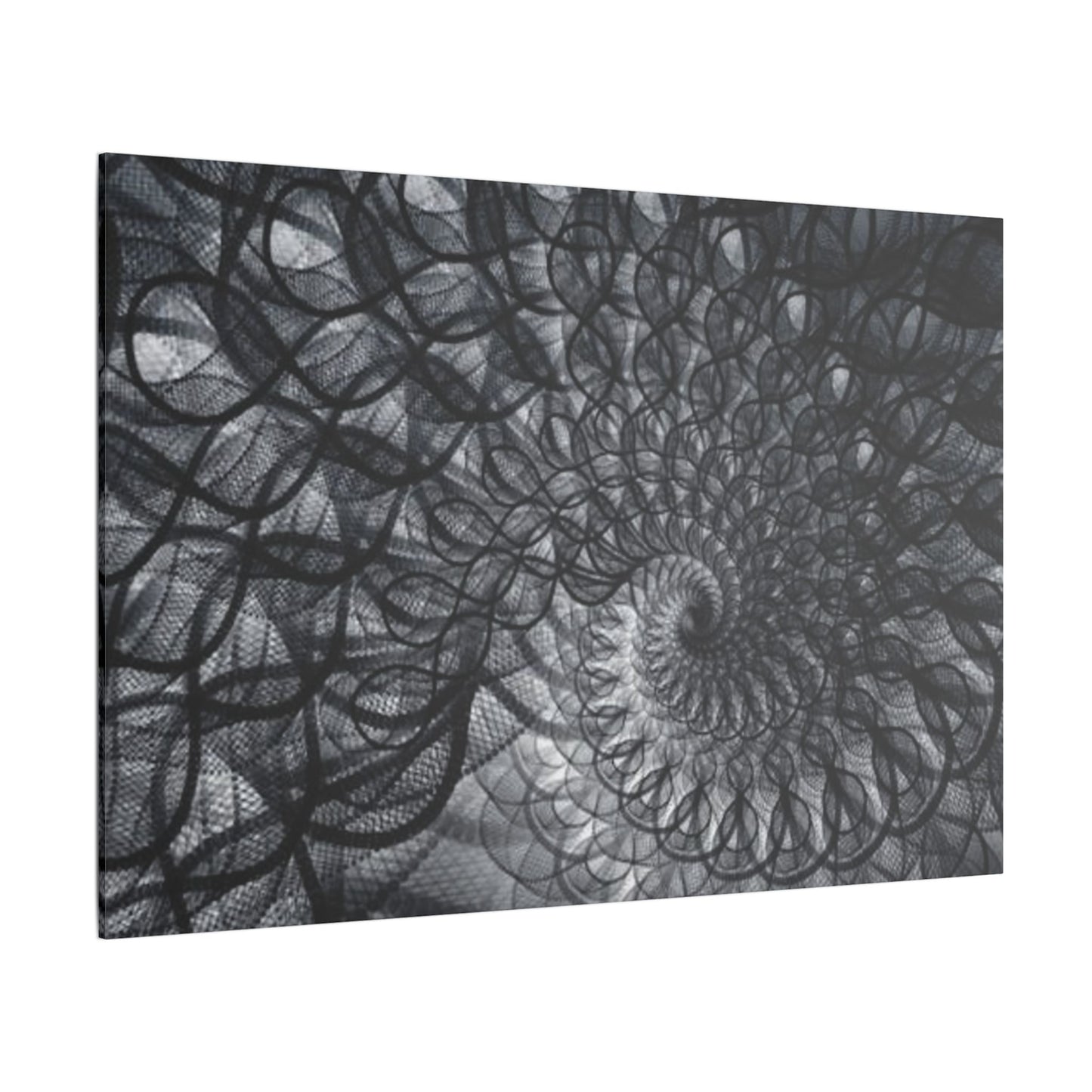 Abstract Spiral Print Canvas Wall Art - Modern Home Décor