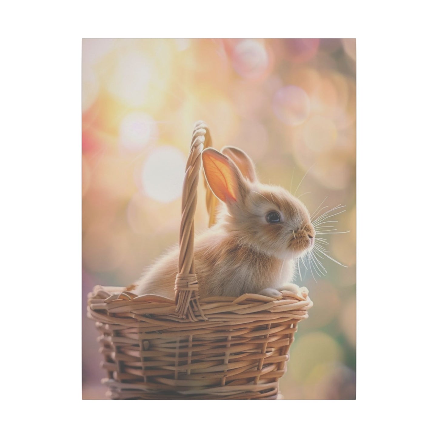 Adorable Bunny Print Canvas - Perfect for Easter Décor