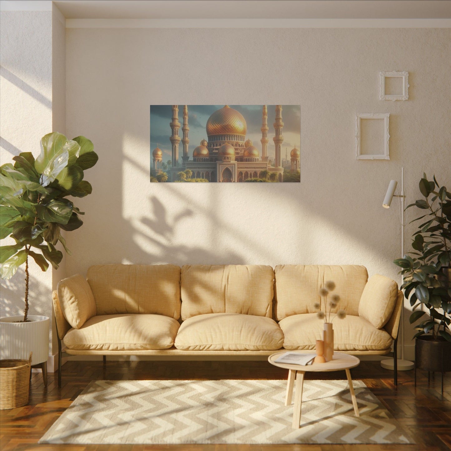 Golden Dome Canvas Print - Majestic Architectural Art