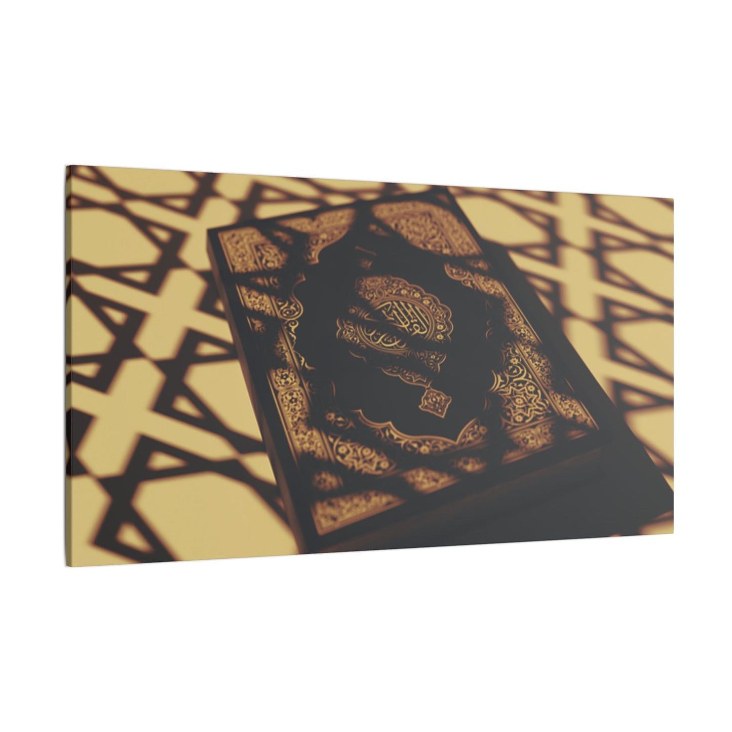 Elegant Islamic Print Canvas - Quran Shadow Design for Home Decor