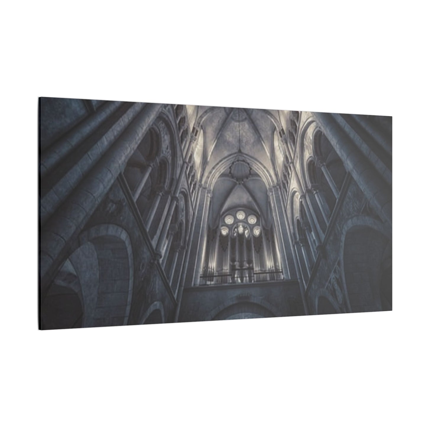 Gothic Architecture Print Canvas - Dark Aesthetic Wall Art