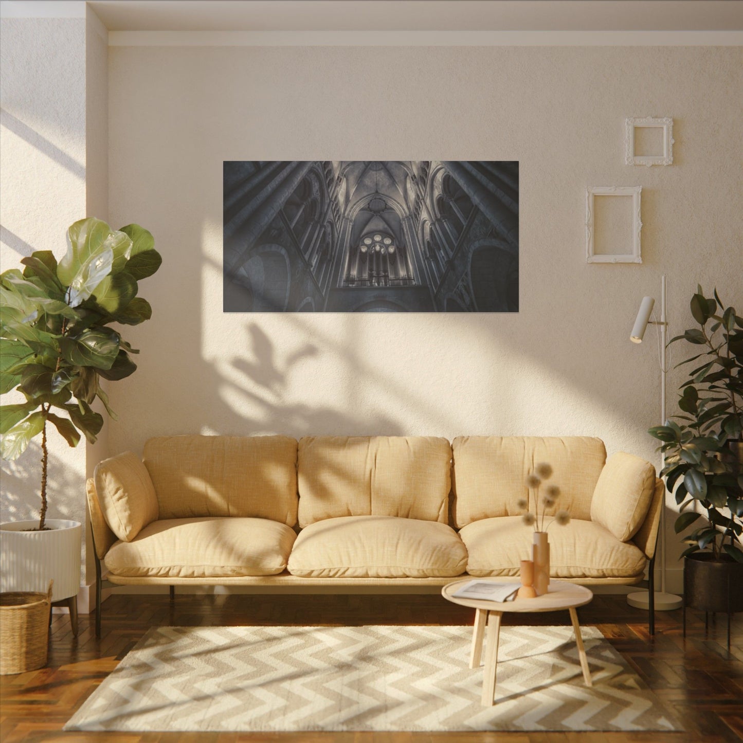 Gothic Architecture Print Canvas - Dark Aesthetic Wall Art