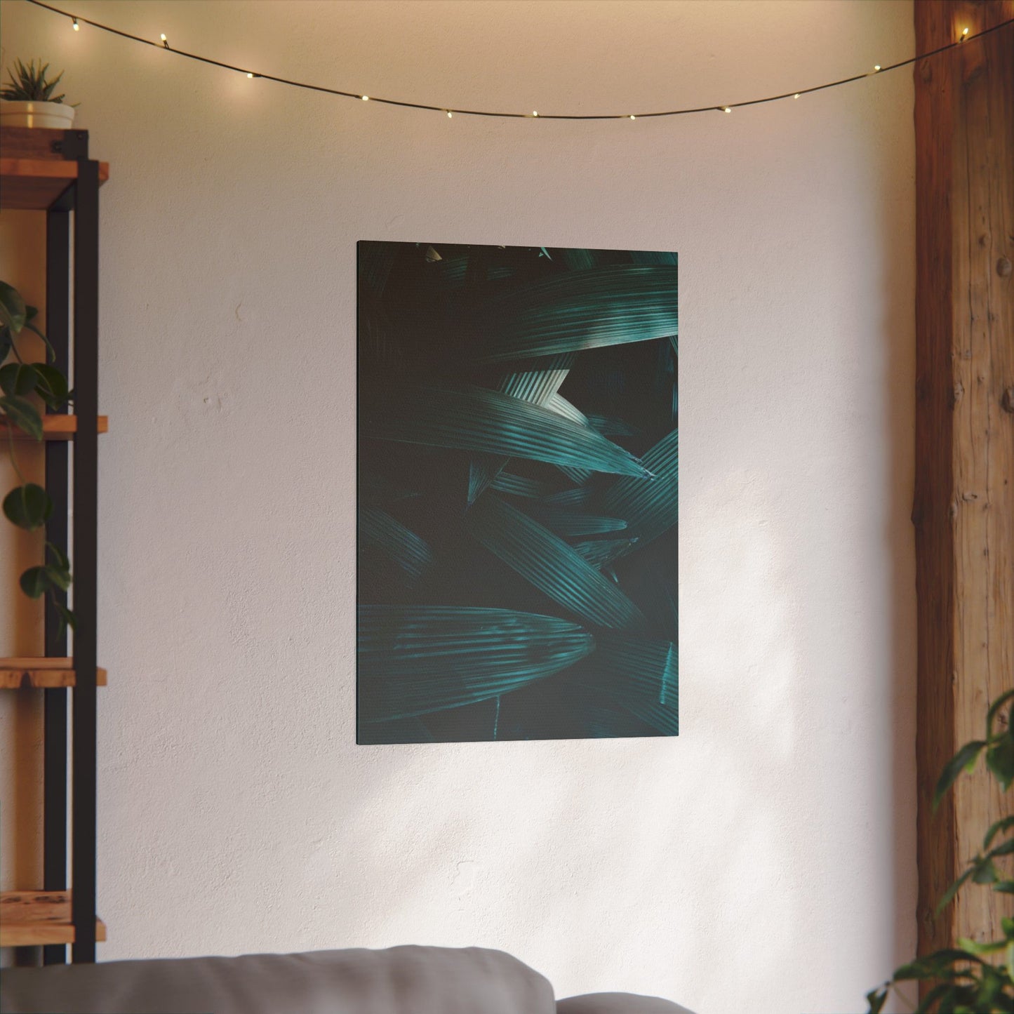 Tropical Leaf Print Canvas - Modern Wall Art Decor for Home & Office