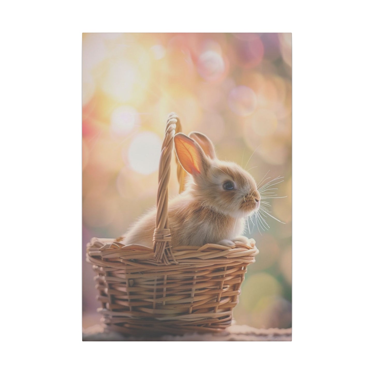 Adorable Bunny Print Canvas - Perfect for Easter Décor