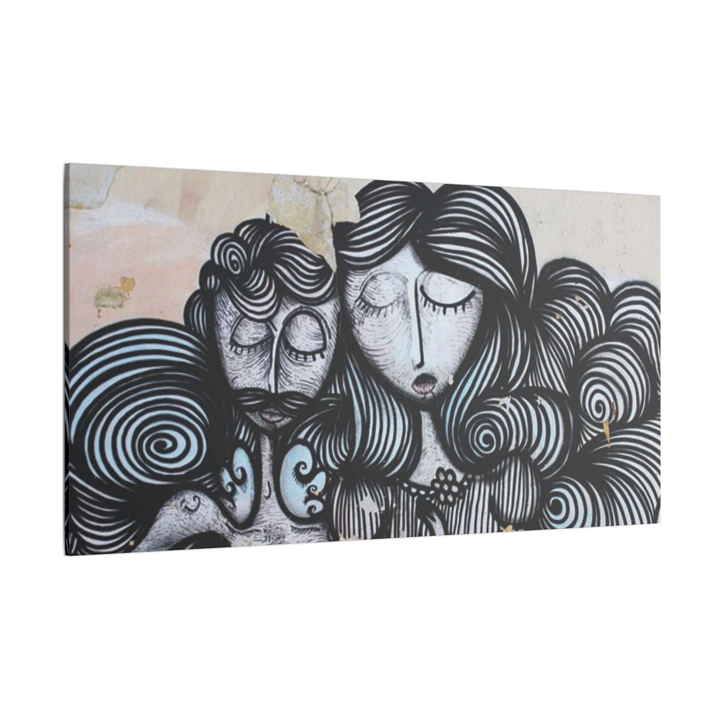 Romantic Print Canvas - Couples Art for Home Decor