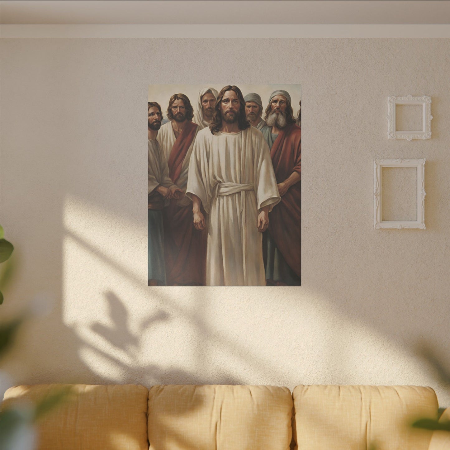 Religious Print Canvas - Jesus and Apostles Art