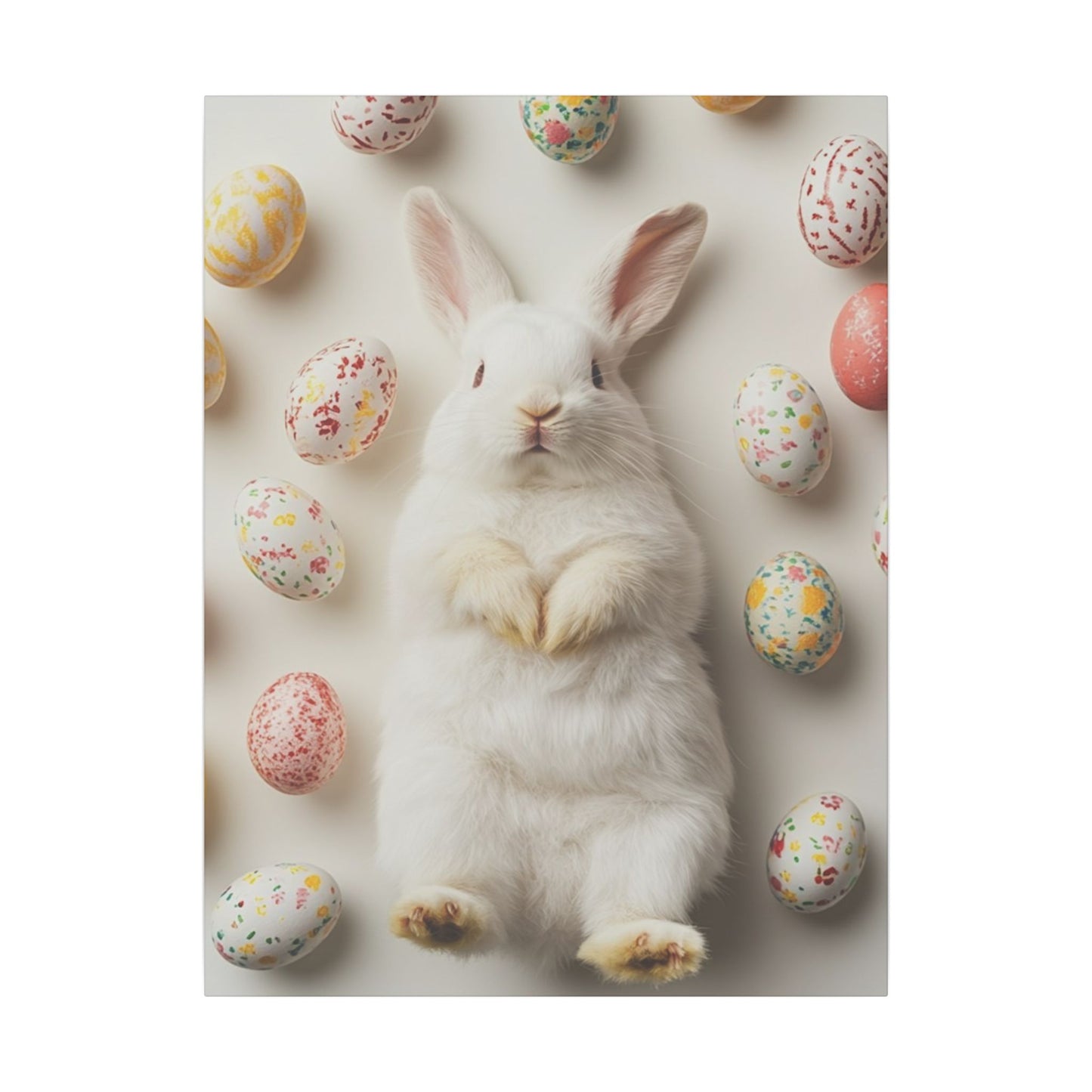 Whimsical Bunny Print Canvas - Perfect for Easter Decor