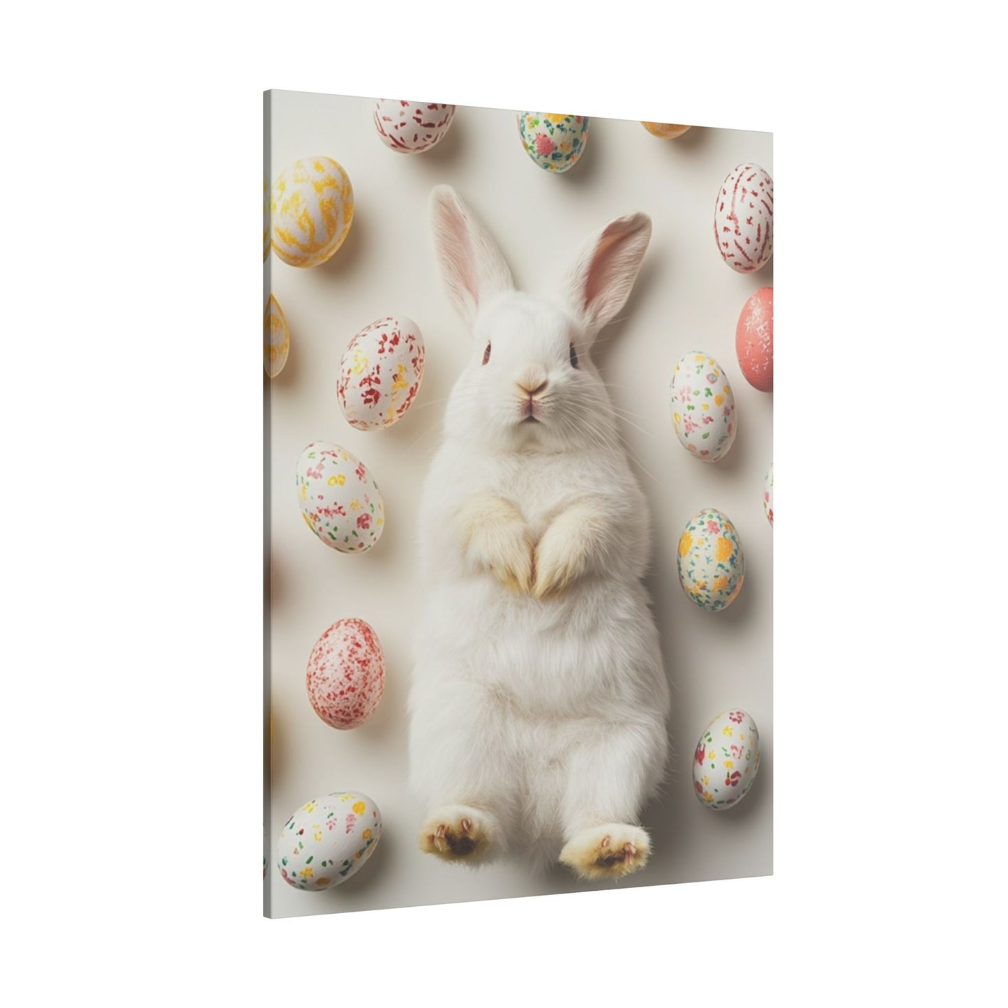 Whimsical Bunny Print Canvas - Perfect for Easter Decor