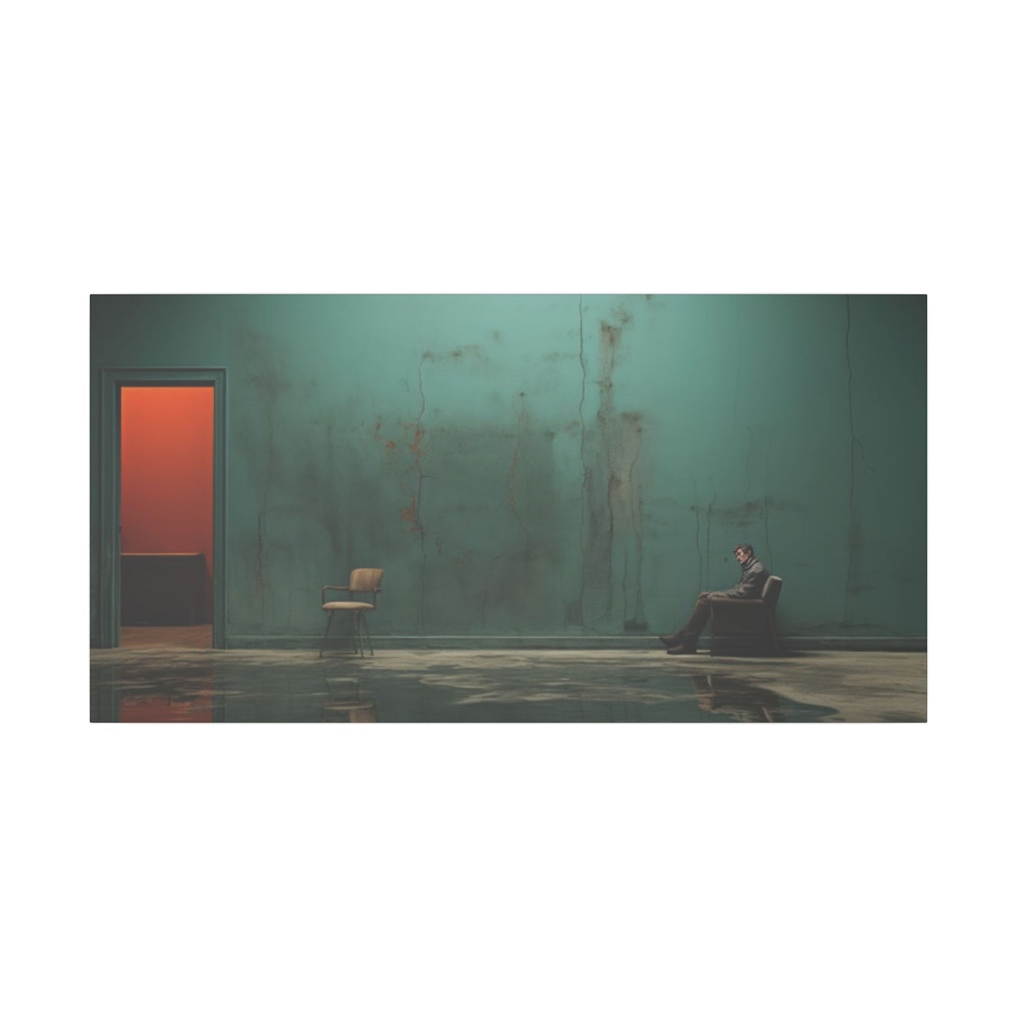 Serene Stillness Print Canvas - Modern Minimalist Wall Art for Home Decor
