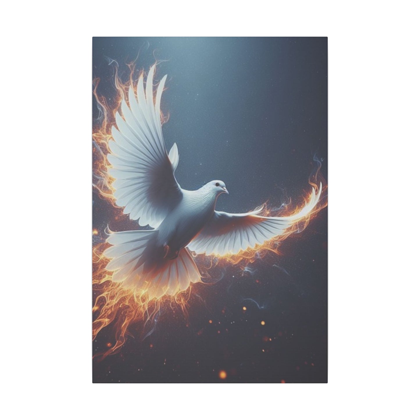 Flying Dove Canvas Art Print - Inspiring Wall Decor