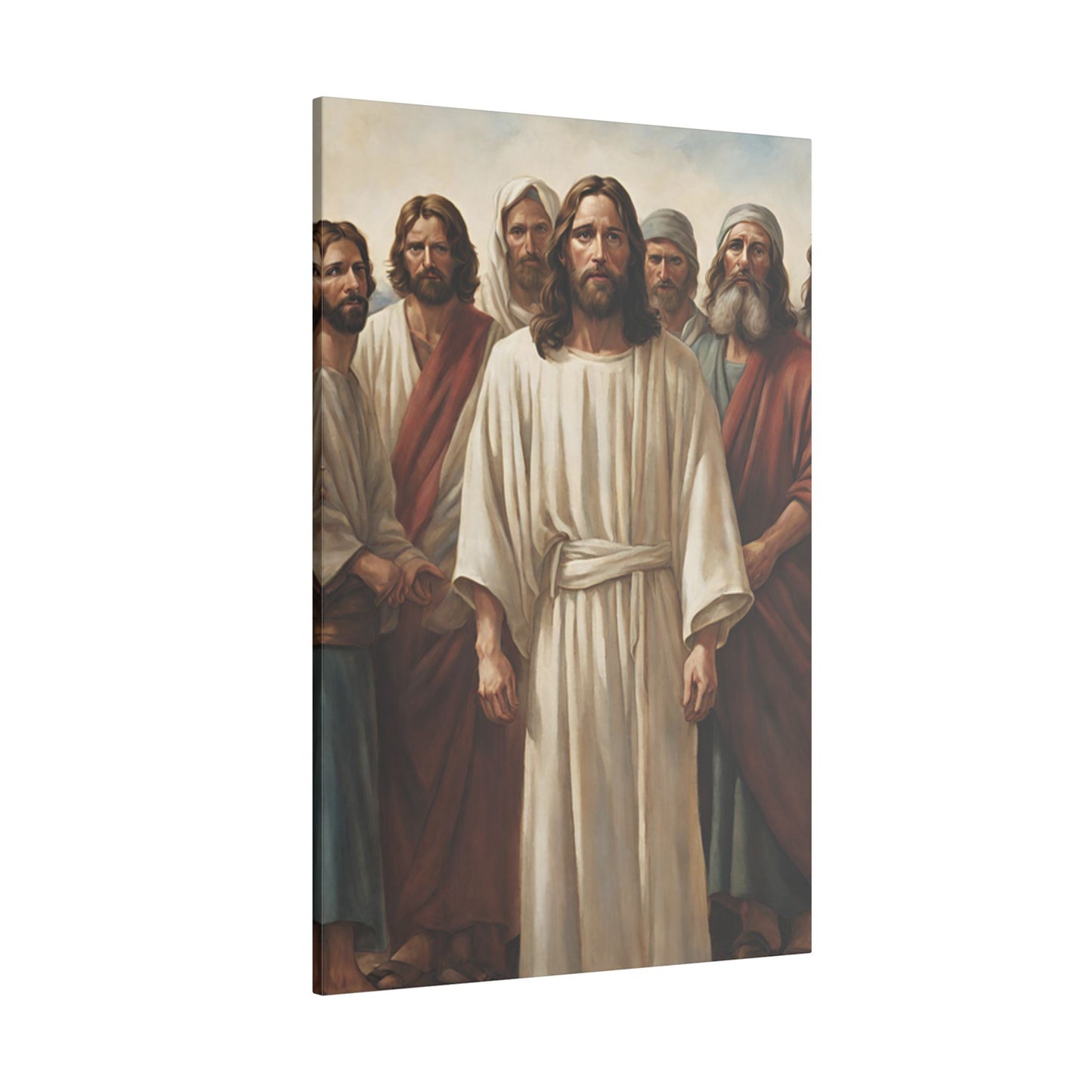 Religious Print Canvas - Jesus and Apostles Art