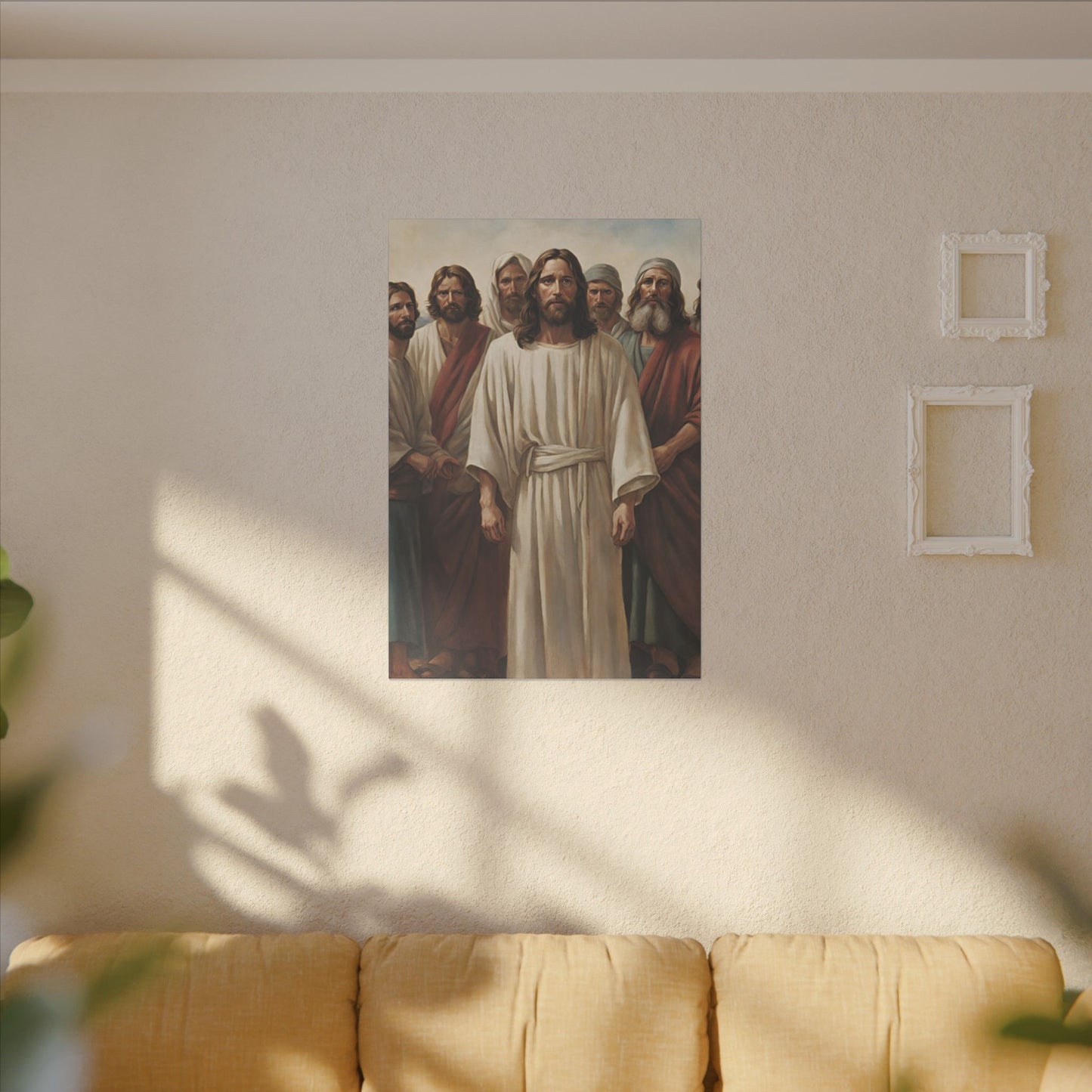 Religious Print Canvas - Jesus and Apostles Art