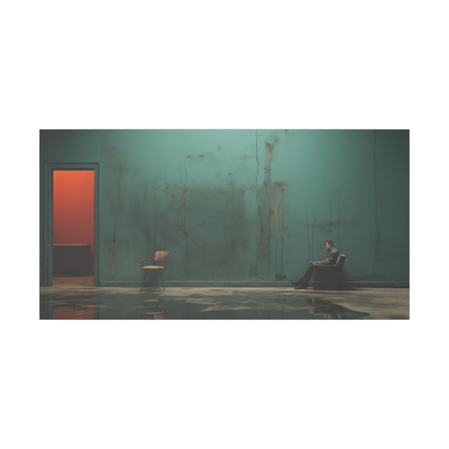 Serene Stillness Print Canvas - Modern Minimalist Wall Art for Home Decor