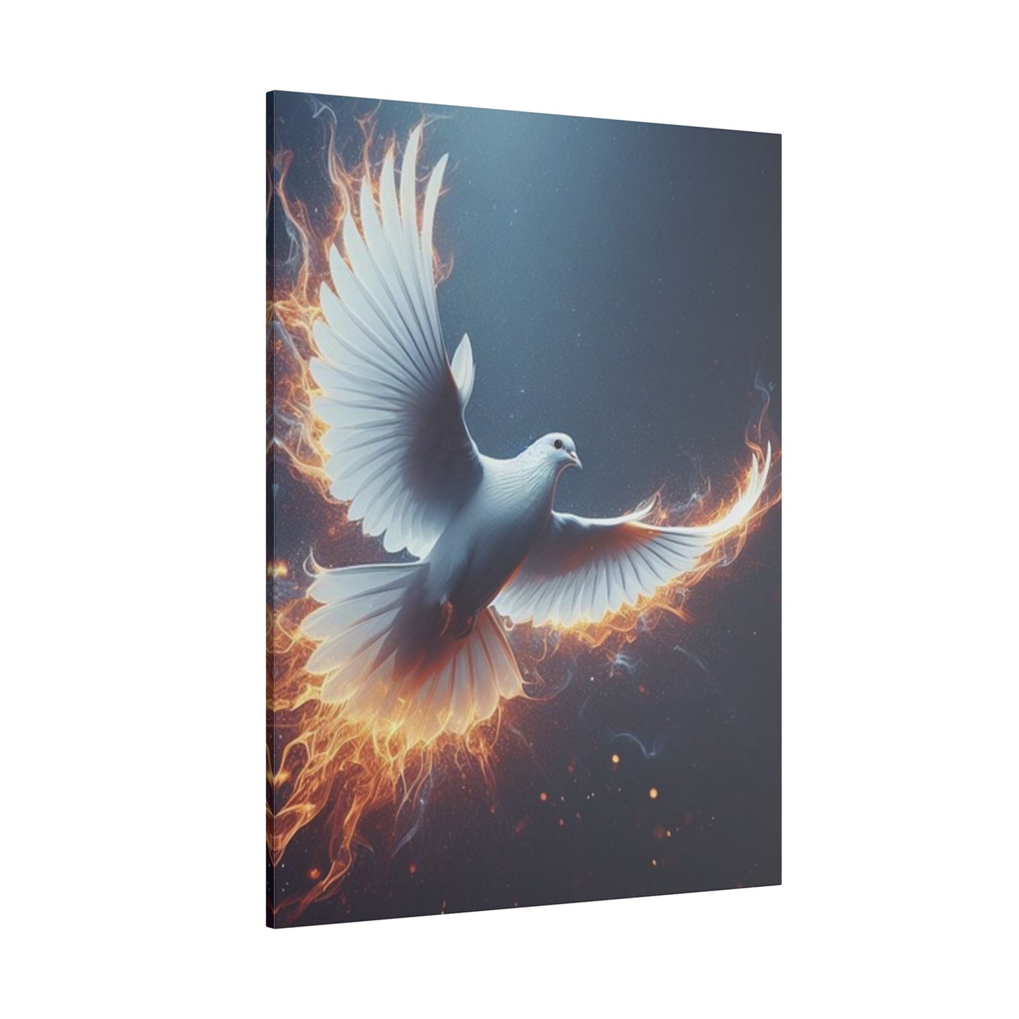 Flying Dove Canvas Art Print - Inspiring Wall Decor