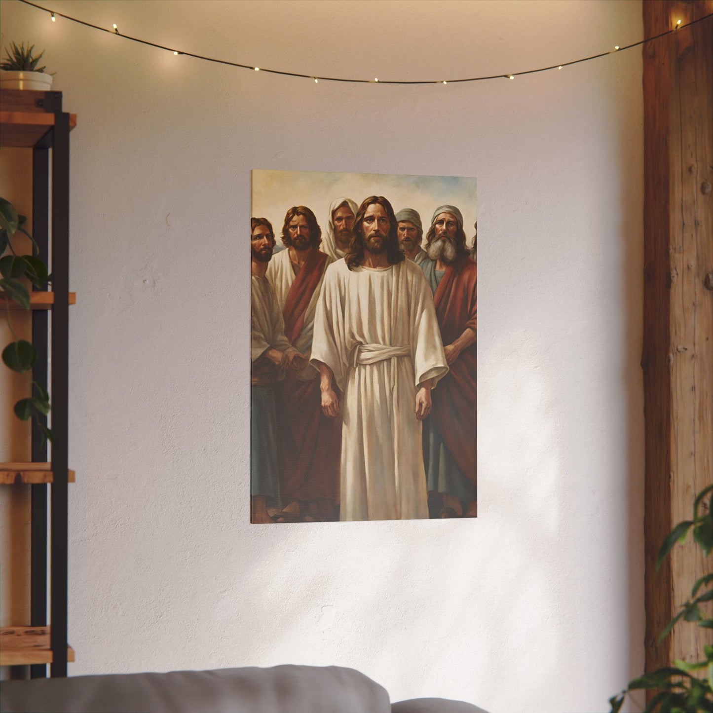 Religious Print Canvas - Jesus and Apostles Art