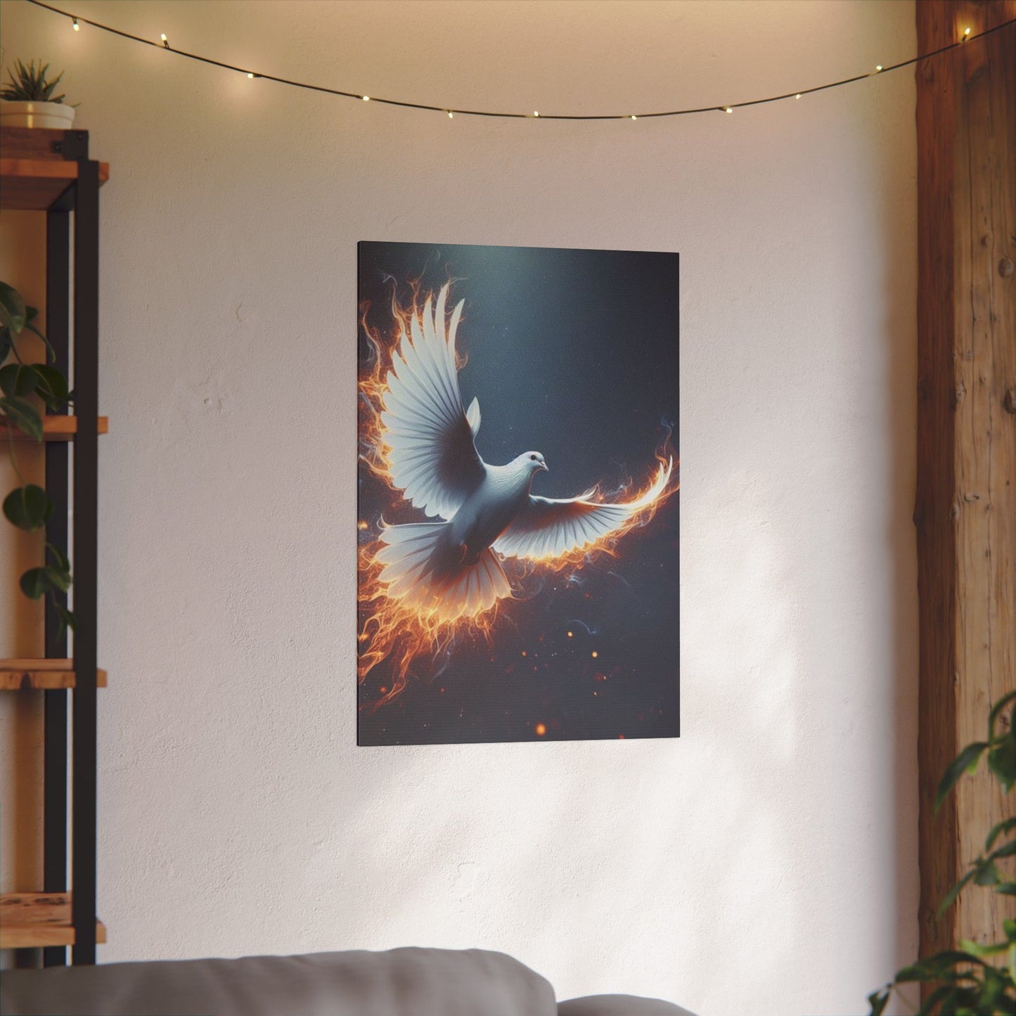 Flying Dove Canvas Art Print - Inspiring Wall Decor