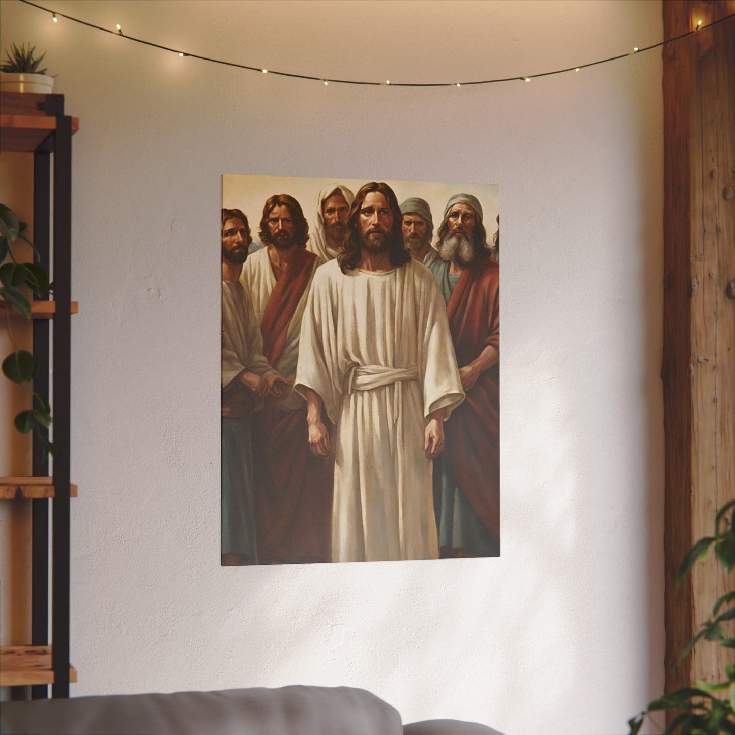 Religious Print Canvas - Jesus and Apostles Art