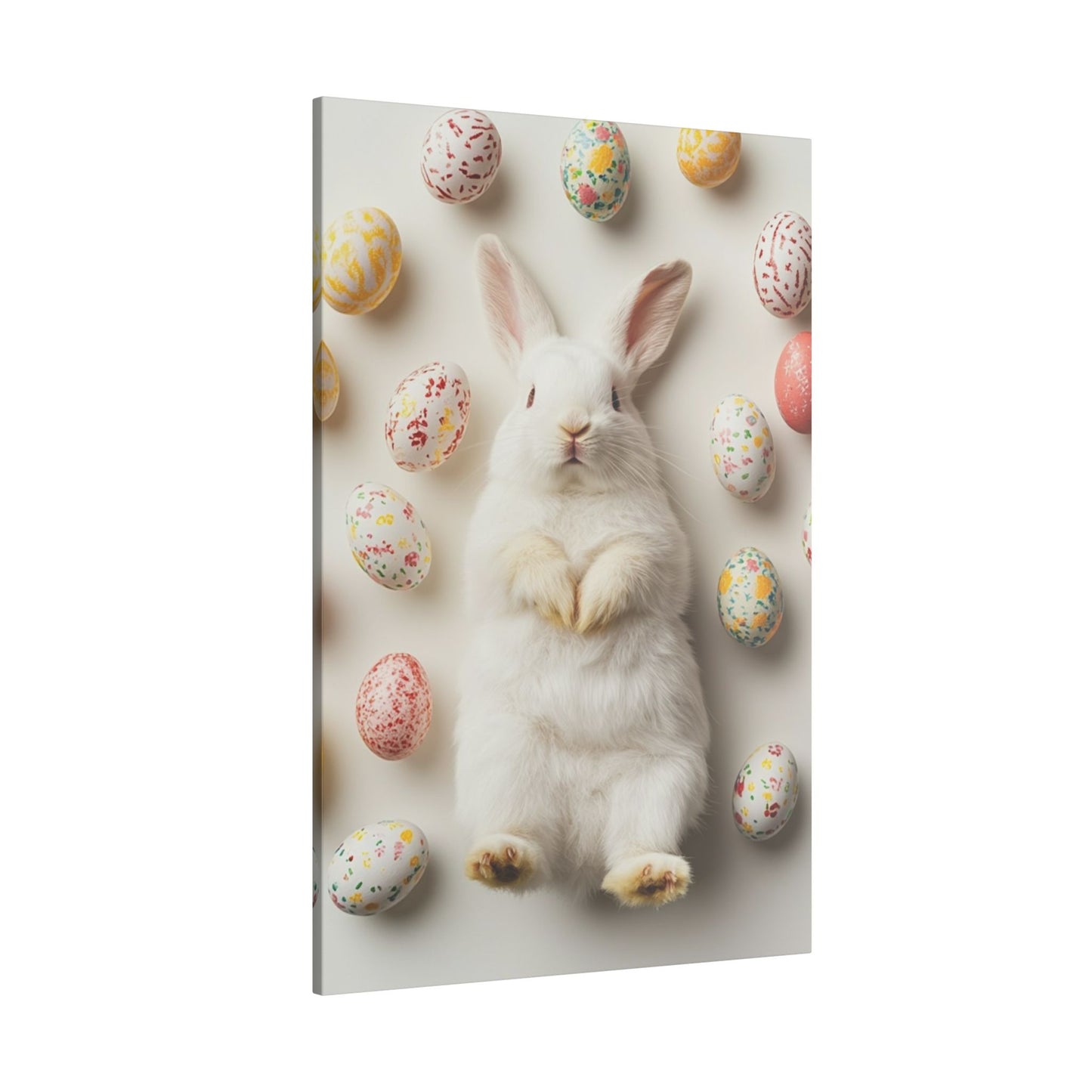 Whimsical Bunny Print Canvas - Perfect for Easter Decor