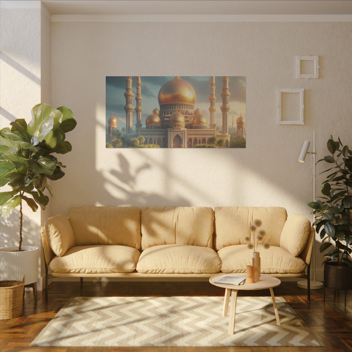 Golden Dome Canvas Print - Majestic Architectural Art