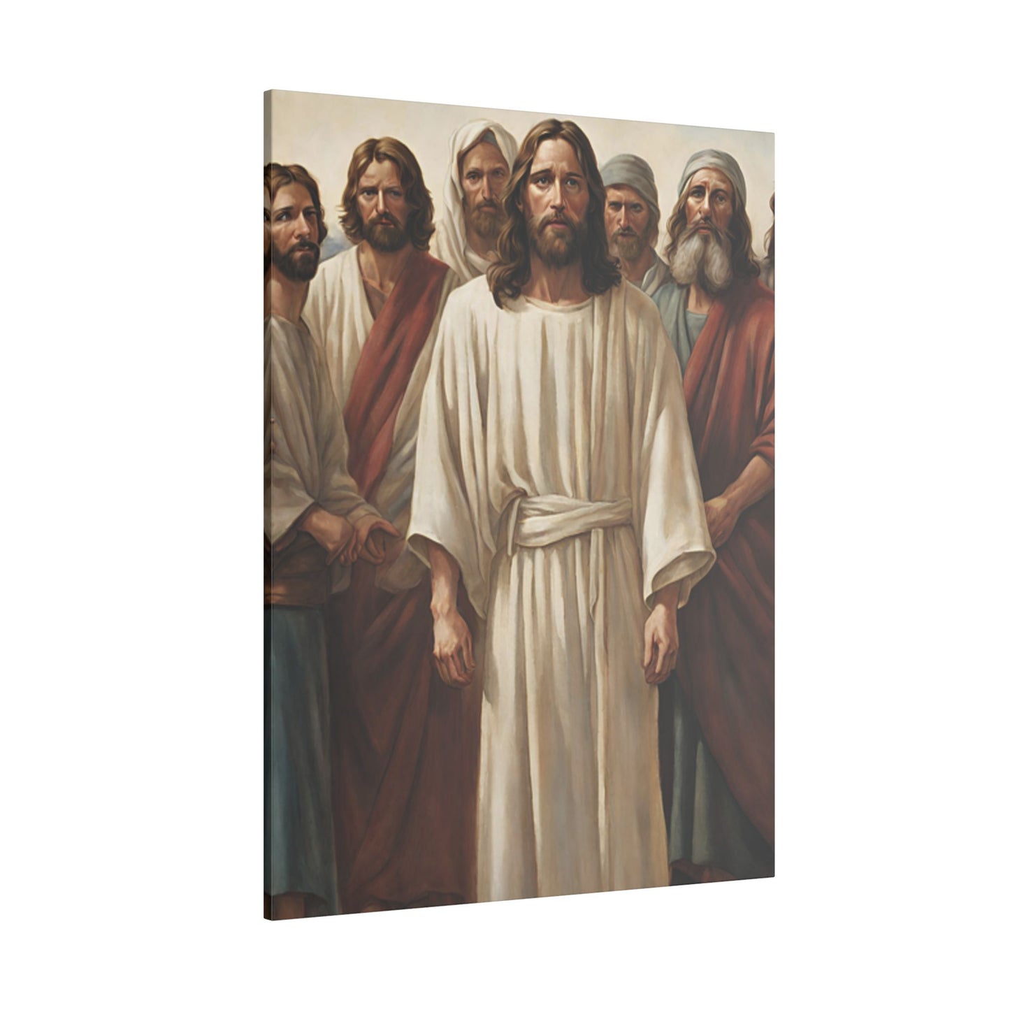 Religious Print Canvas - Jesus and Apostles Art