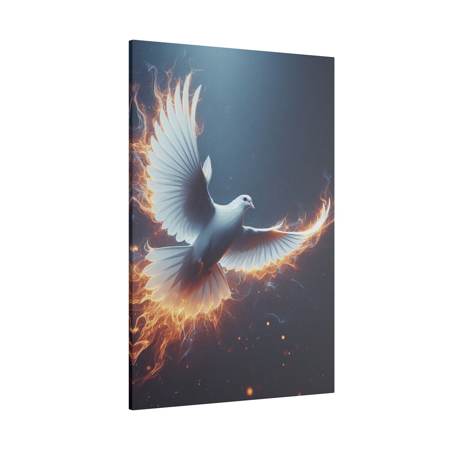 Flying Dove Canvas Art Print - Inspiring Wall Decor