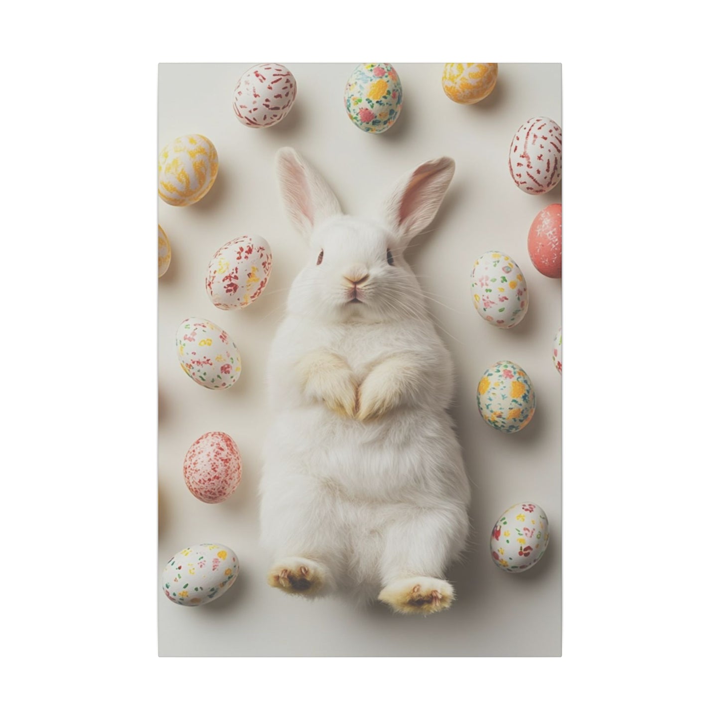 Whimsical Bunny Print Canvas - Perfect for Easter Decor