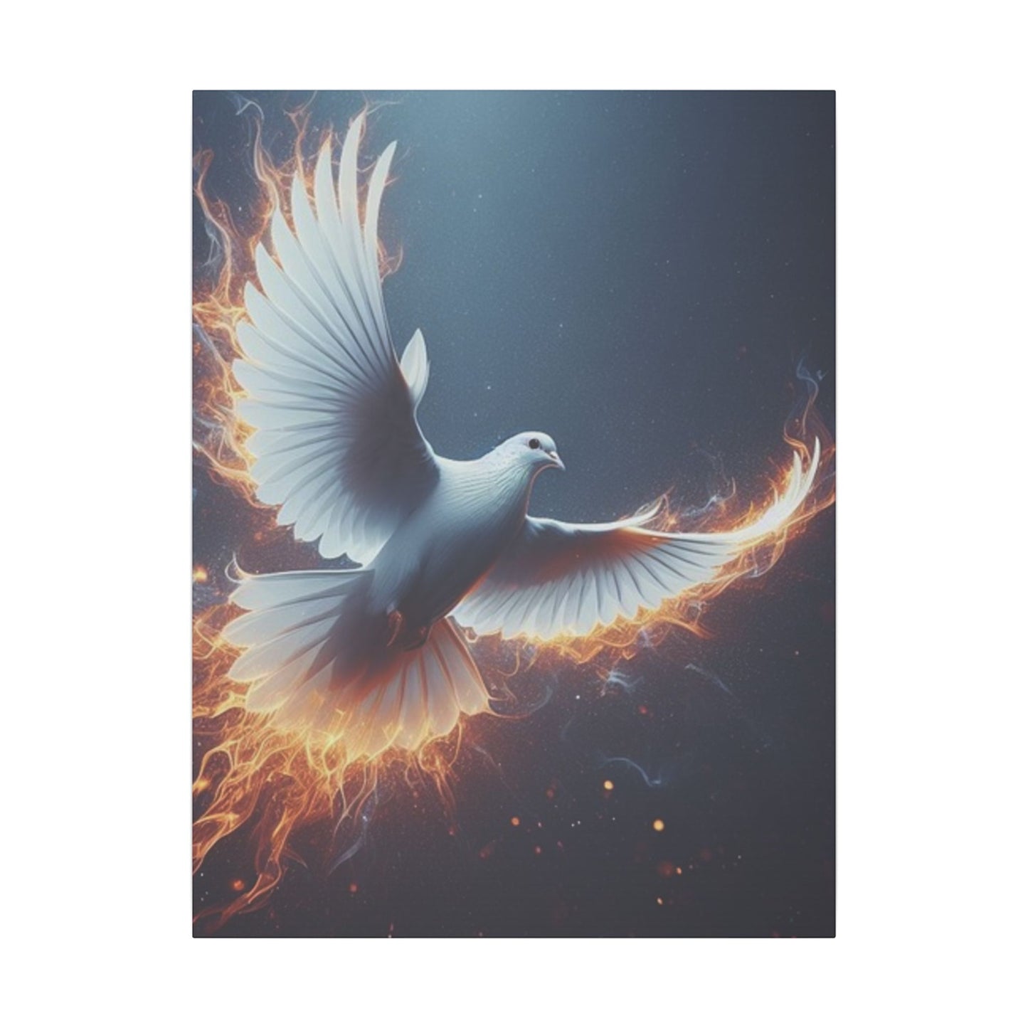 Flying Dove Canvas Art Print - Inspiring Wall Decor